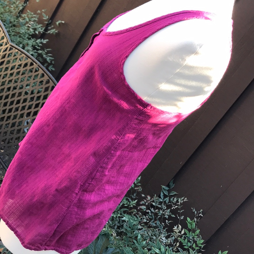 Splendid Magenta Button down - Picture 4 of 5